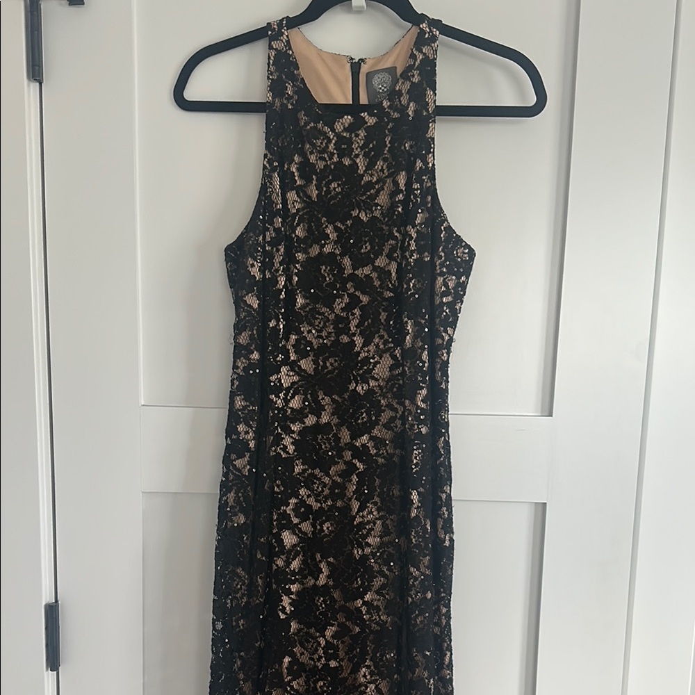 Elegant Black Lace Dress